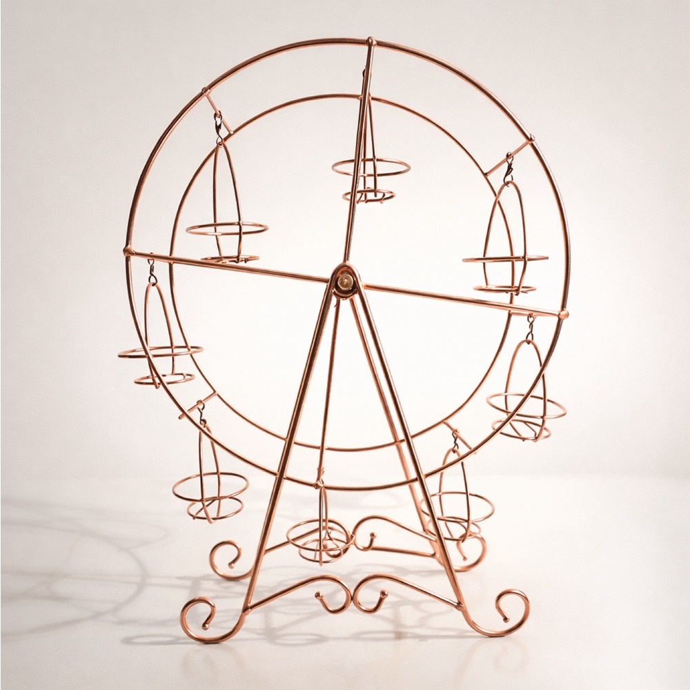 Rose Gold Ferris Wheel Cupcake/Bath Bomb Holder/Display